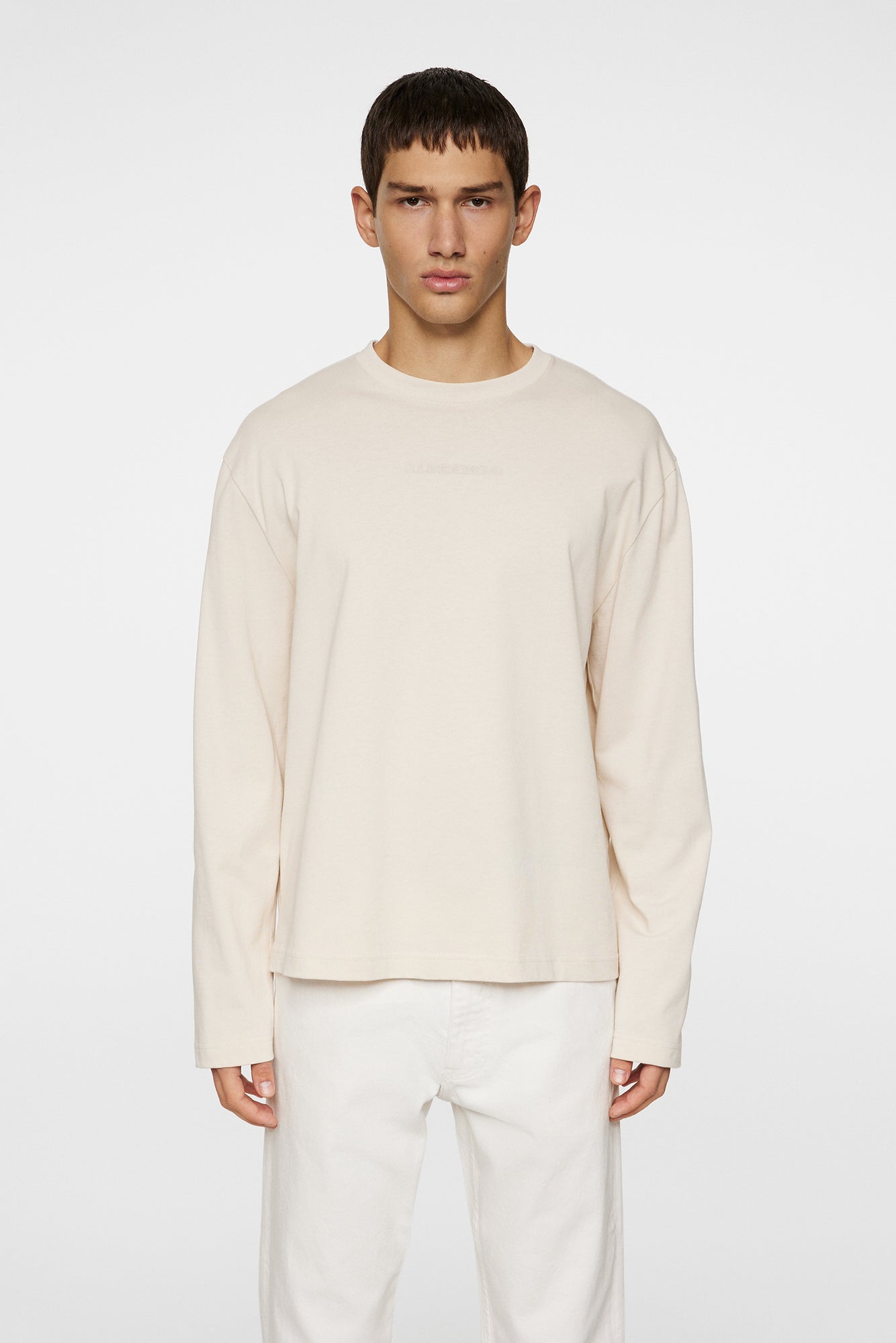 Men | Hale Logo Longsleeve T-shirt | Moonbeam