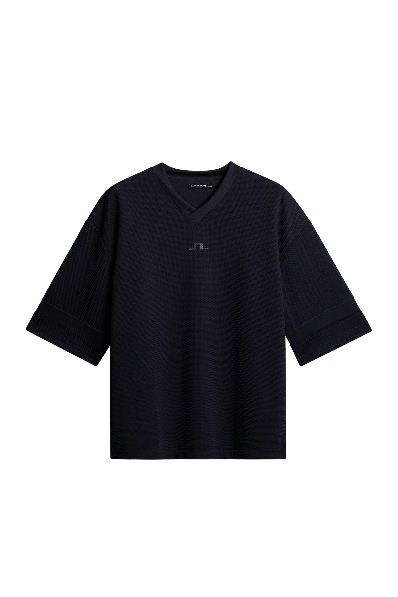 Milos Jersey Mesh Tee in JL Navy by J.Lindeberg