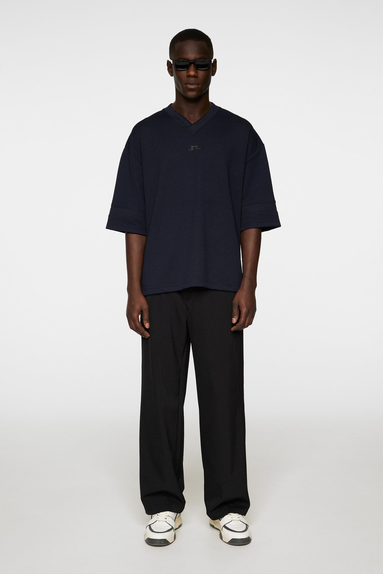 Men | Milos Jersey Mesh Tee | JL Navy