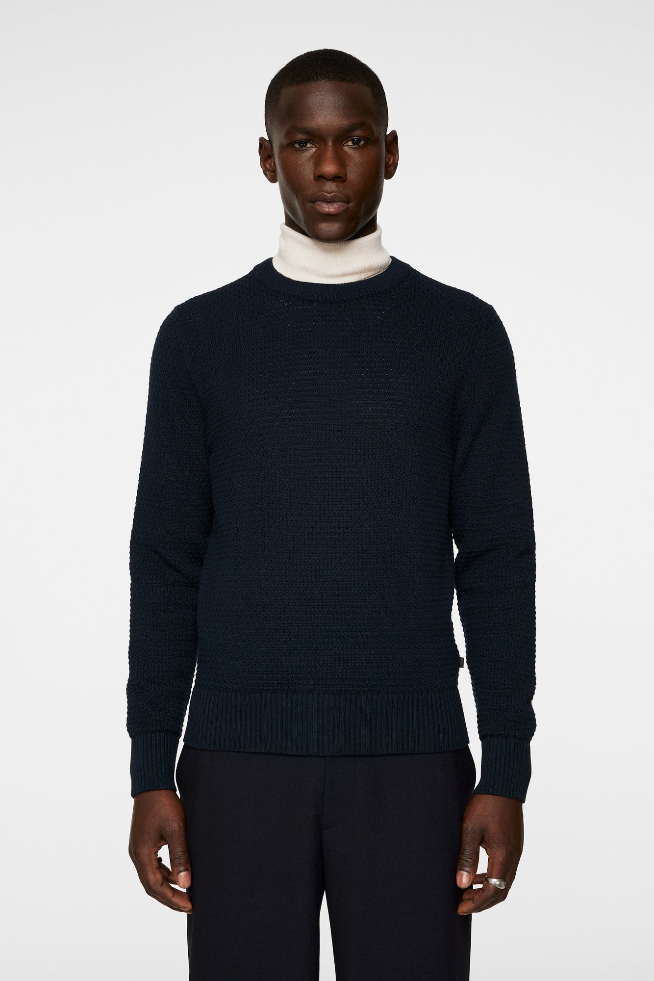 Men | Oliver Structure Sweater | JL Navy