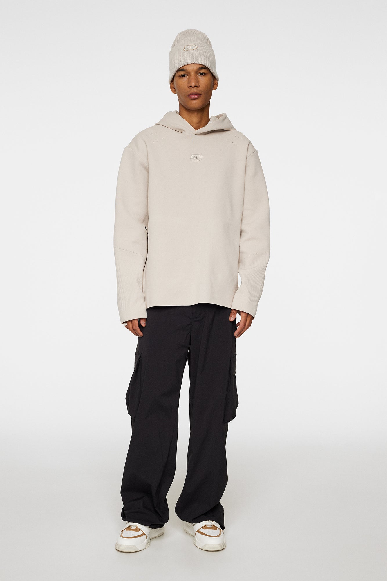 Men | Matt Tech Knit Hood | Moonbeam