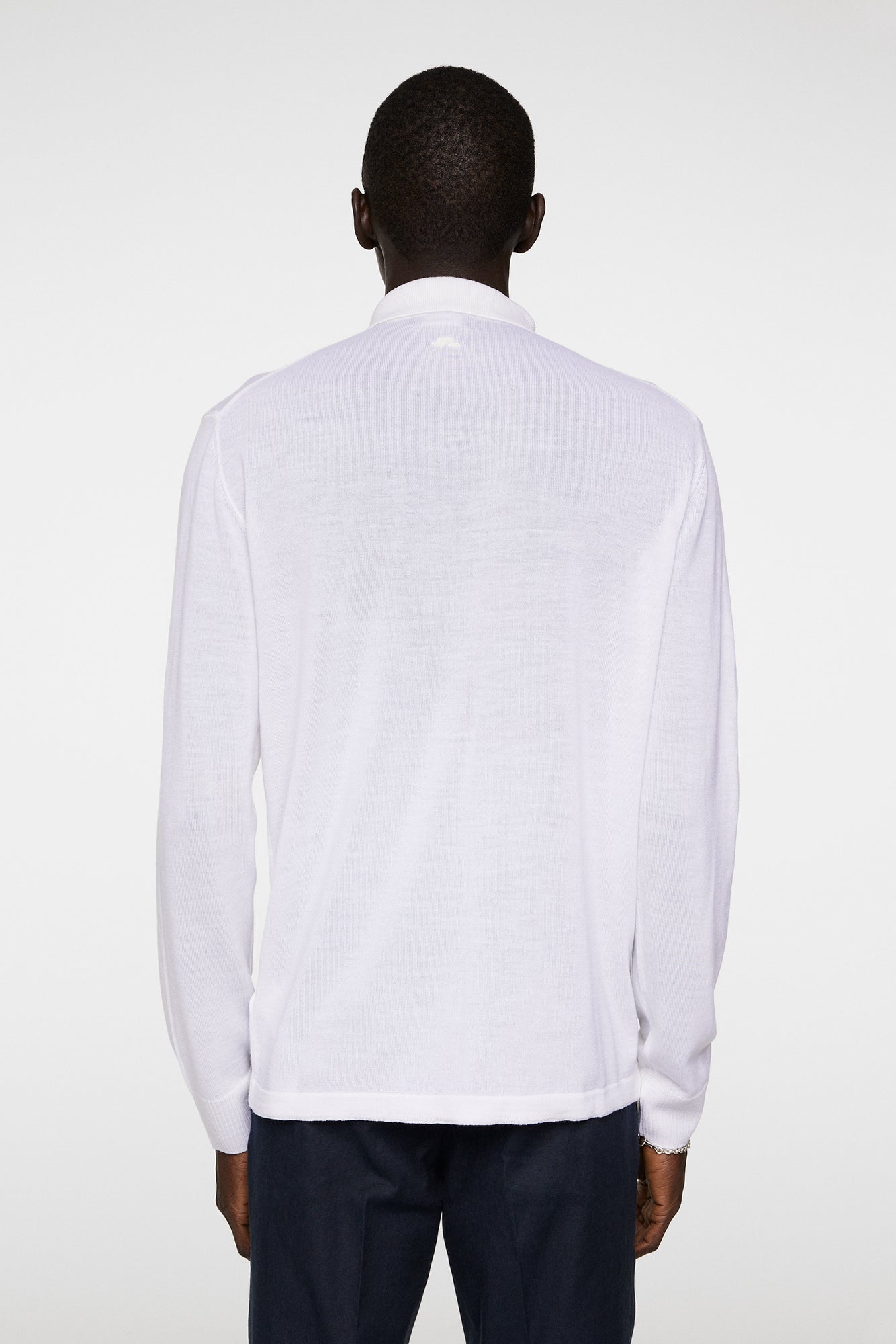 Men | Kaleb Light Merino Cardigan | White