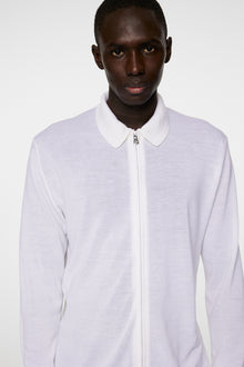 Men | Kaleb Light Merino Cardigan | White