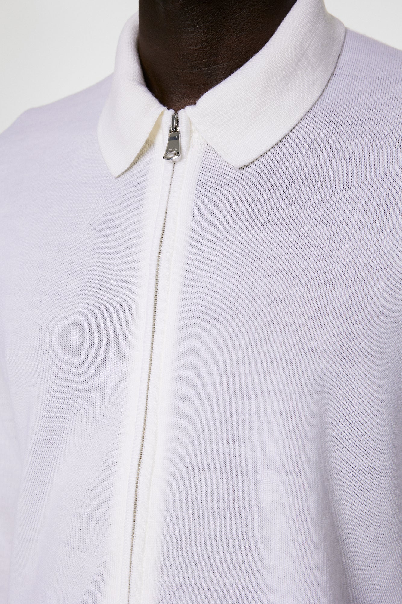 Men | Kaleb Light Merino Cardigan | White