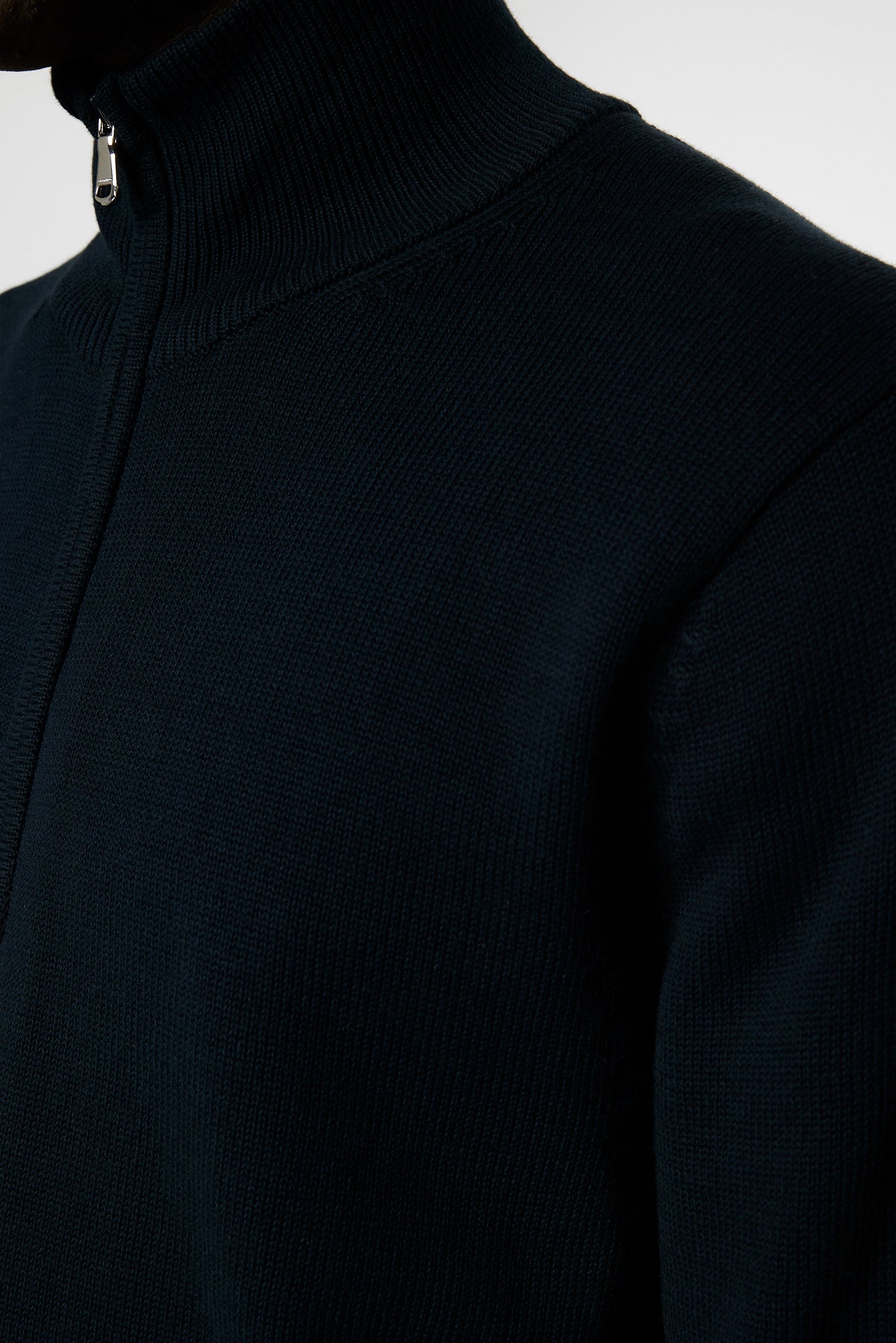 Men | Alexis Full Zip Cardigan | JL Navy