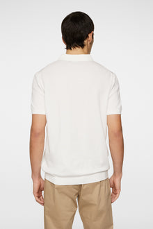 Men | Ridge Knitted Polo | White