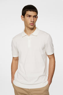 Men | Ridge Knitted Polo | White