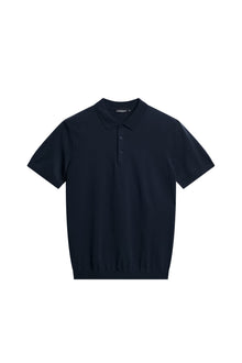 Ridge Knitted Polo in JL Navy by J.Lindeberg