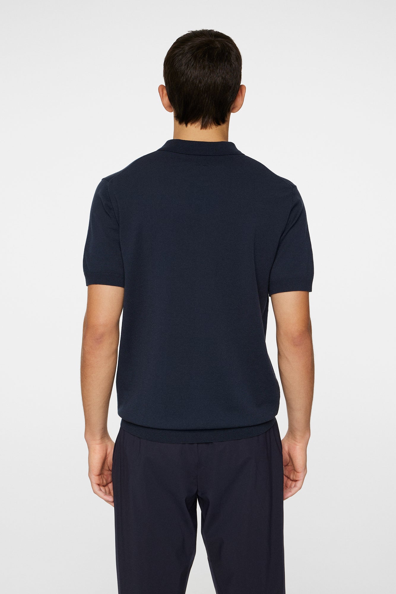 Men | Ridge Knitted Polo | JL Navy