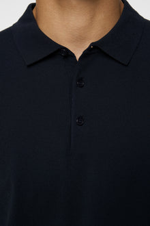 Men | Ridge Knitted Polo | JL Navy