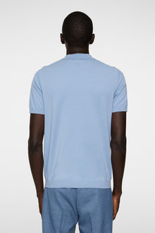 Men | Ridge Knitted Polo | Rain Washed