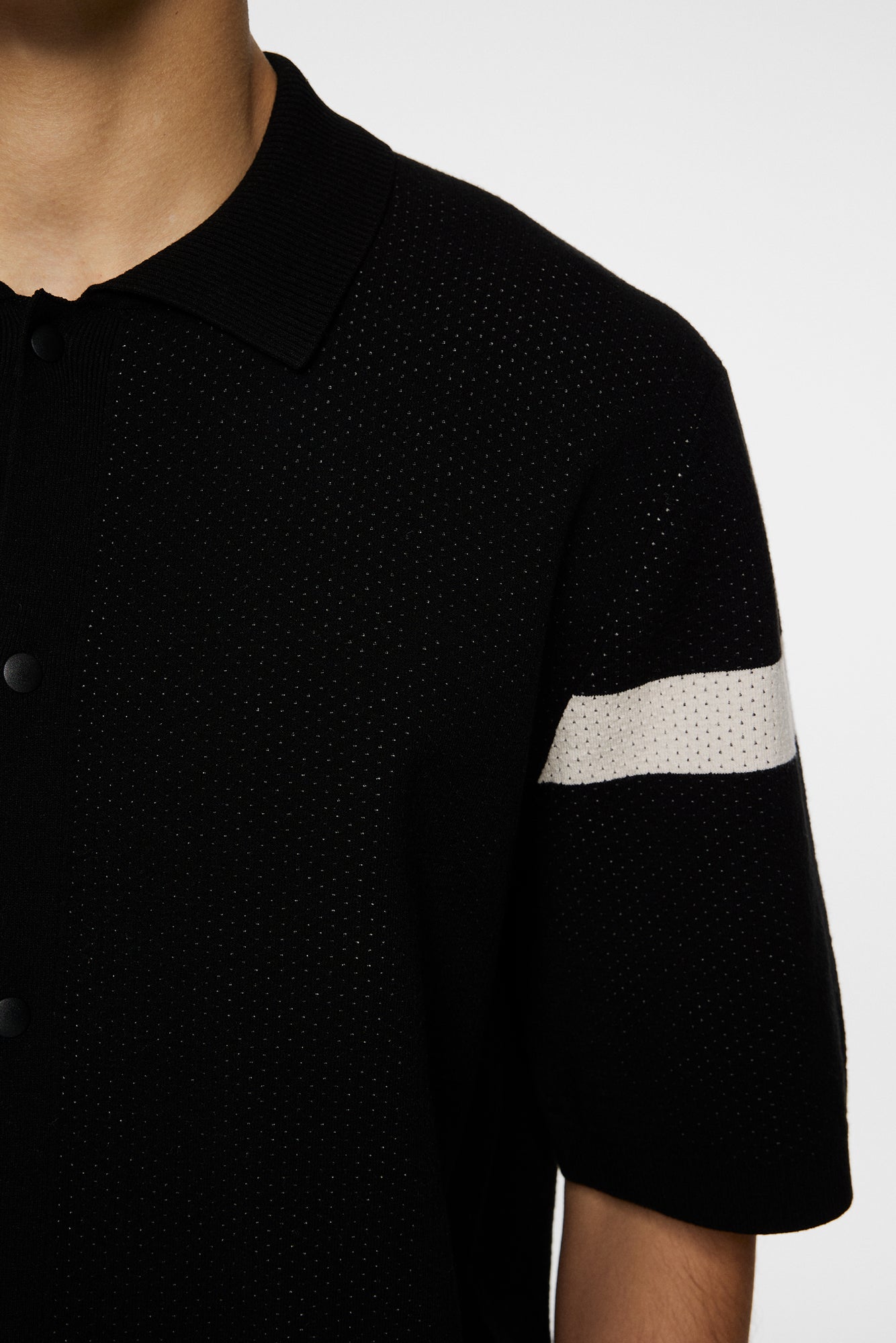 Men | Rayne Knitted Shirt | Black