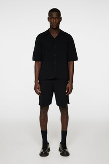 Men | Sal Knitted Boucle Shirt | Black