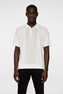 Men | Reymond Solid Stripe Polo | White