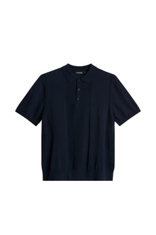 Reymond Solid Stripe Polo in JL Navy by J.Lindeberg