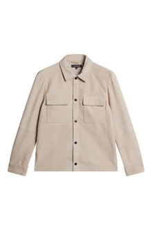 Wilden Suede Overshirt in Moonbeam by J.Lindeberg