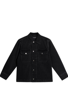 Men | Hunt Washed Denim Overshirt | Black