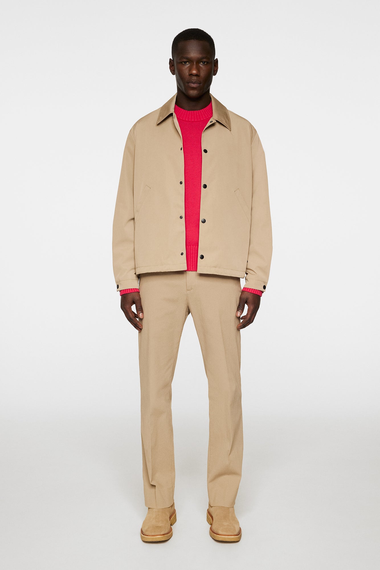 Men | Frazer Coach Jacket | Batique Khaki