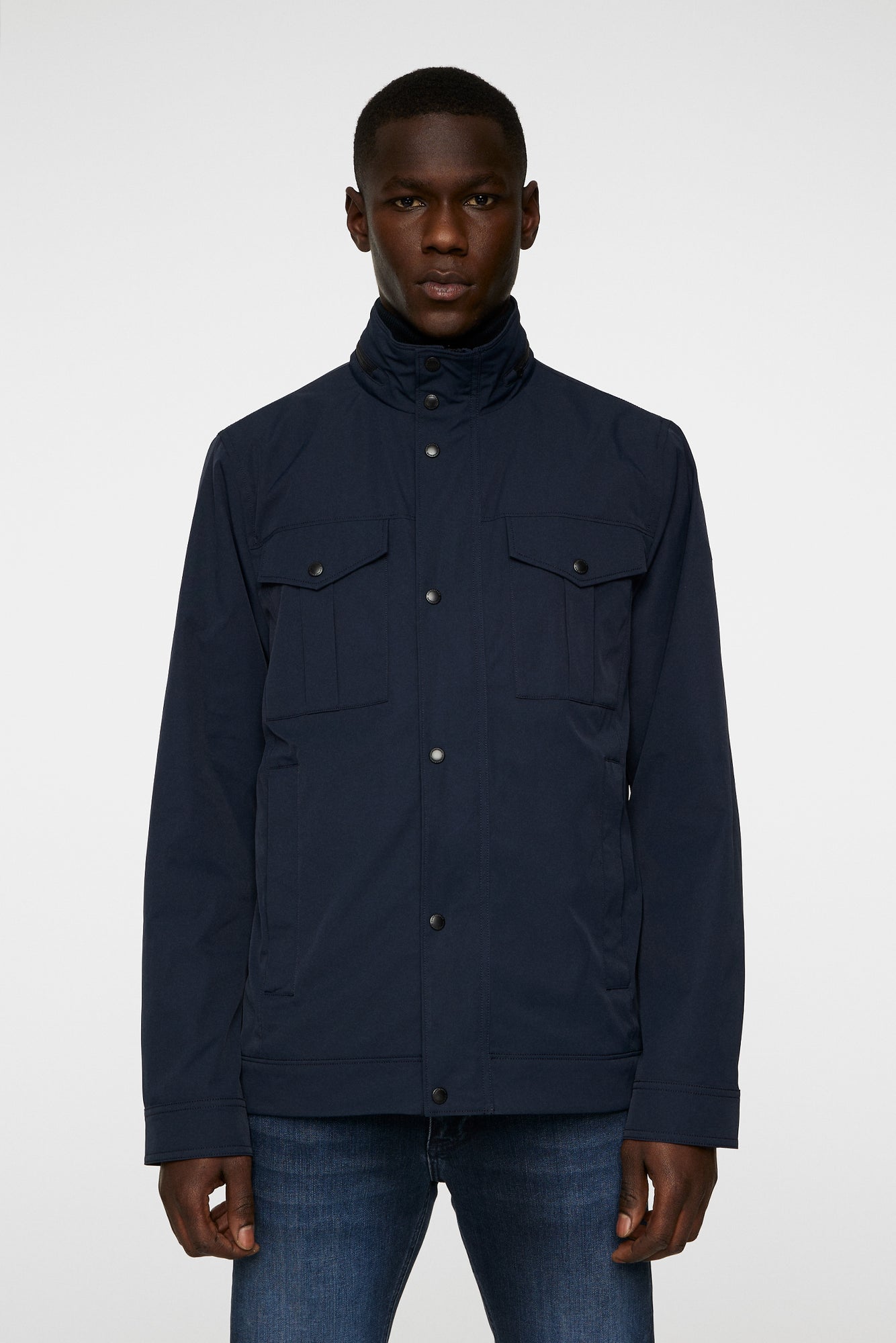 Men | Bailey Poly Jacket | JL Navy