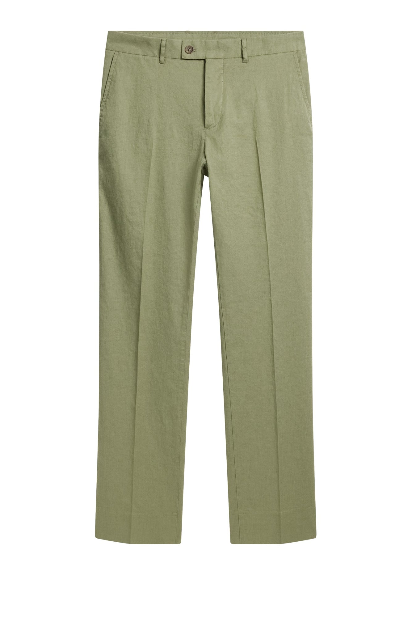 Lois Linen Stretch Pants in Oil Green by J.Lindeberg