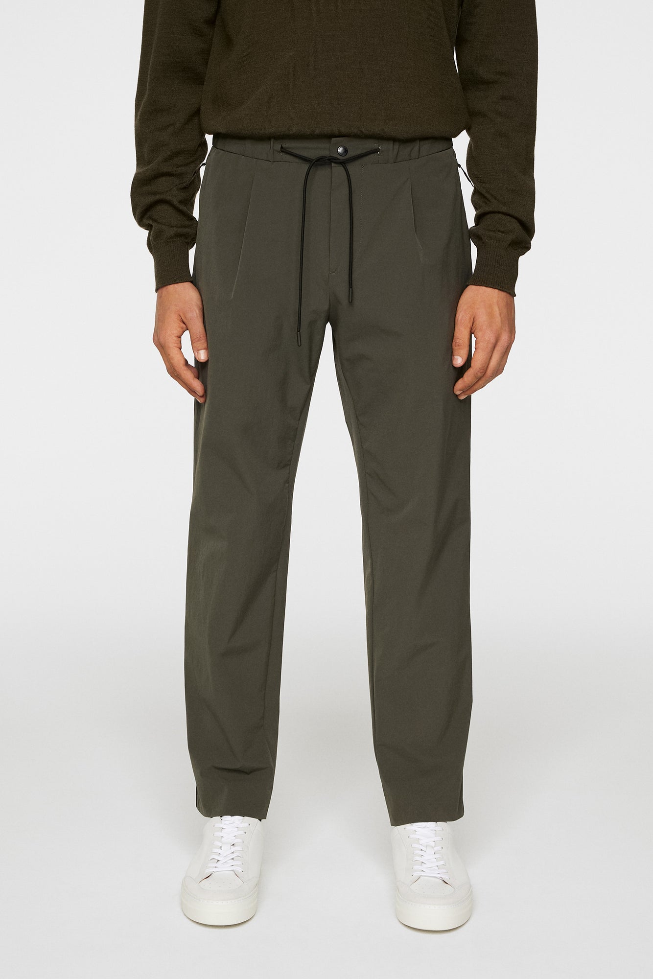 Men | Jin DS Pleated Pants | Forest Green