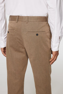 Men | Lois C Flannel Twill Pants | Tiger Brown