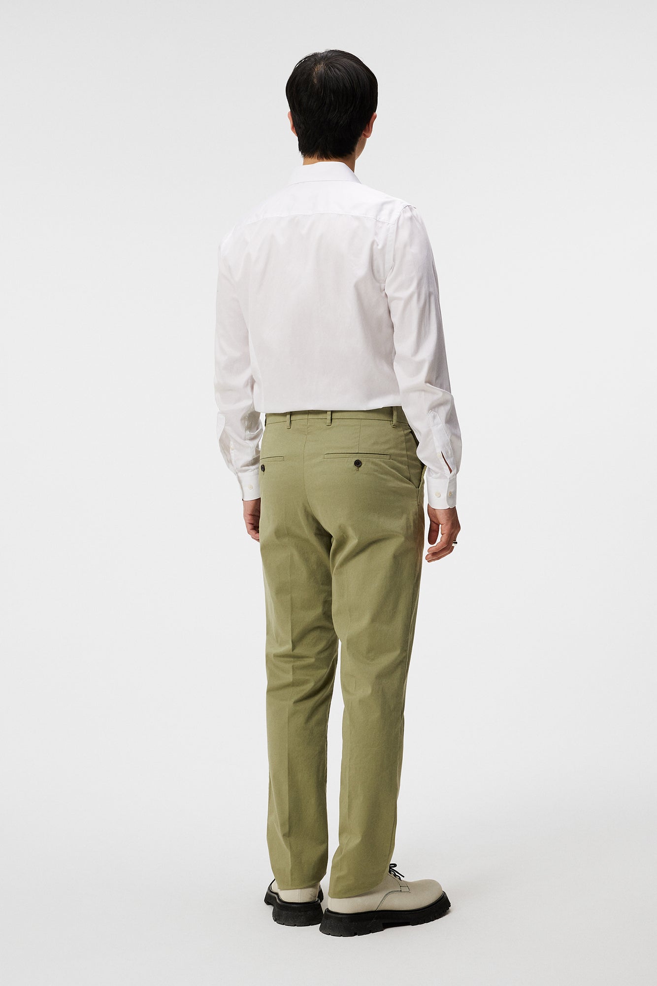 Men | Lois Cloud Satin Pants | Oil Green