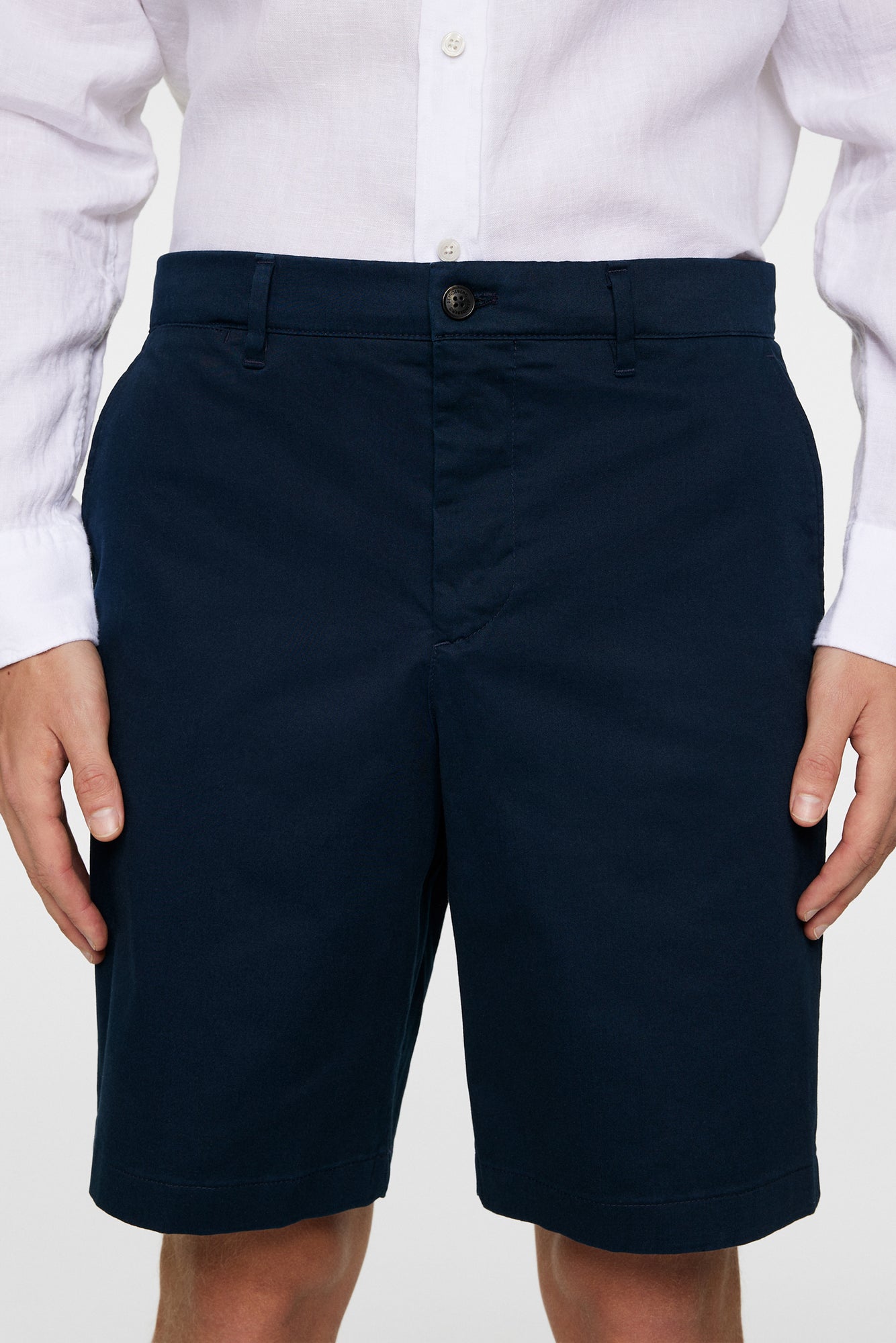 Men | Shane Cloud Satin Shorts | JL Navy