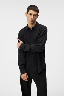 Men | Slim LS Comfort Tencel Shirt | Black