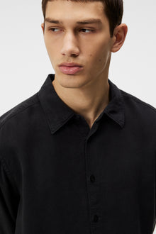 Men | Slim LS Comfort Tencel Shirt | Black