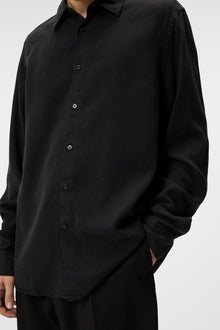 Men | Slim LS Comfort Tencel Shirt | Black