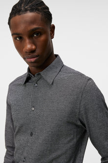 Men | Marlon LS Jersey Slim Shirt | Black