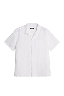 Men | Elio Linen Melange Shirt | White