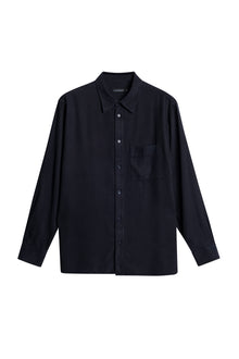 Reg Struct GMD Tencel Shirt in JL Navy by J.Lindeberg