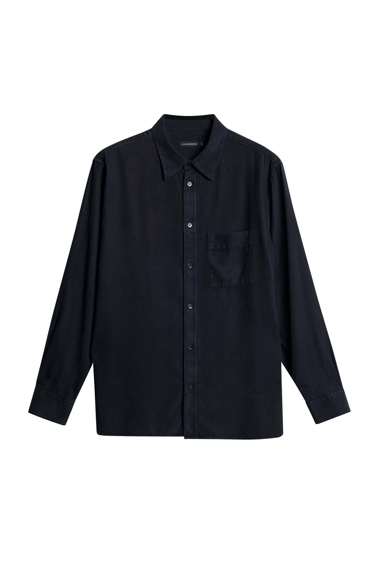 Reg Struct GMD Tencel Shirt in JL Navy by J.Lindeberg