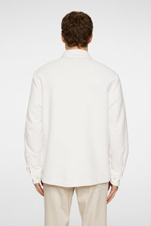 Men | Reg LS Crinkle Jersey Shirt | Cloud White