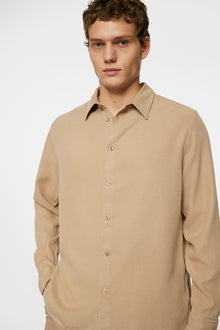 Men | Reg LS Struct Gmd Tencel Shirt | Batique Khaki