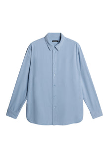 Reg LS Struct Gmd Tencel Shirt in Rain Washed by J.Lindeberg
