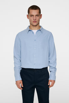 Men | Reg LS Struct Gmd Tencel Shirt | Rain Washed