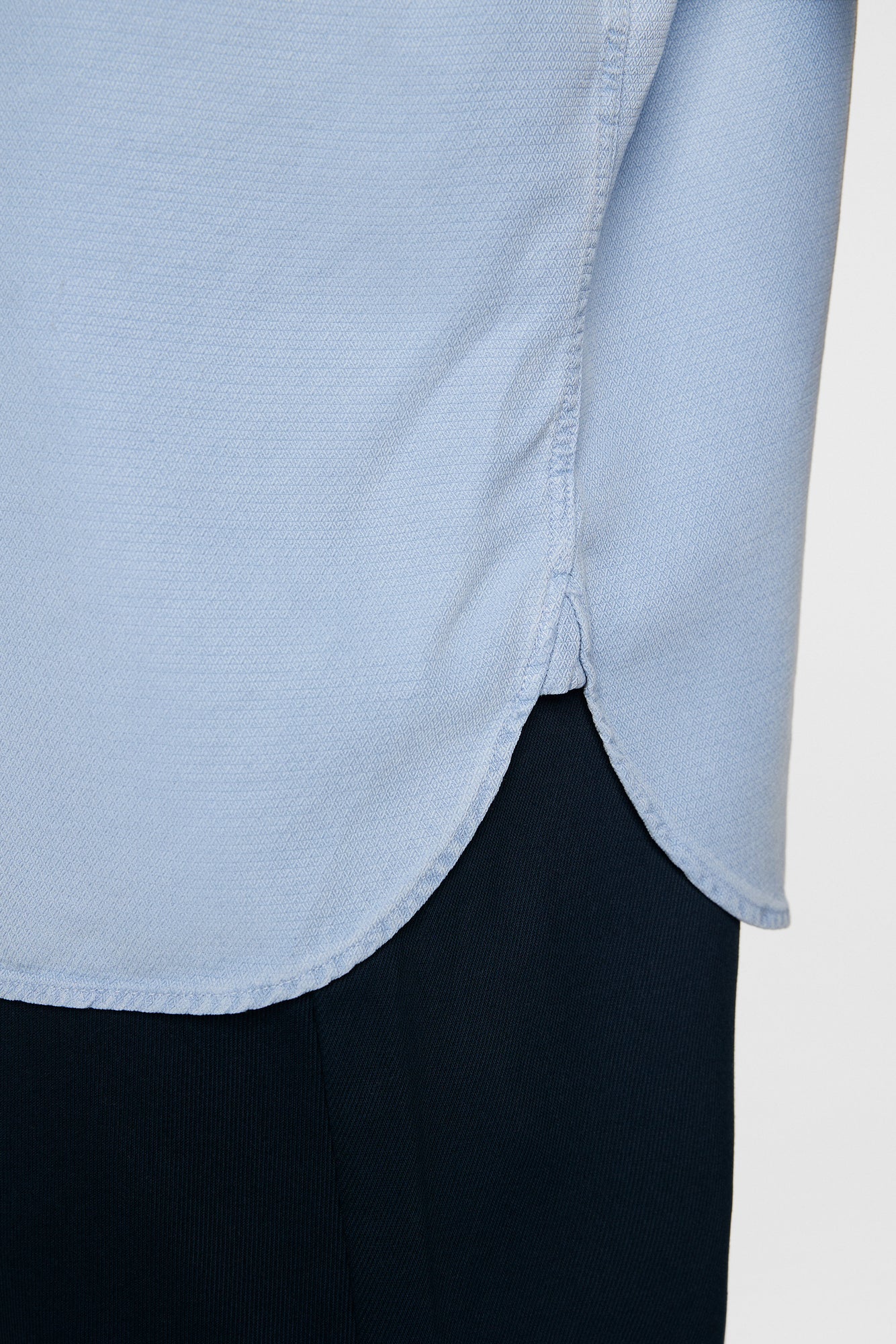 Men | Reg LS Struct Gmd Tencel Shirt | Rain Washed