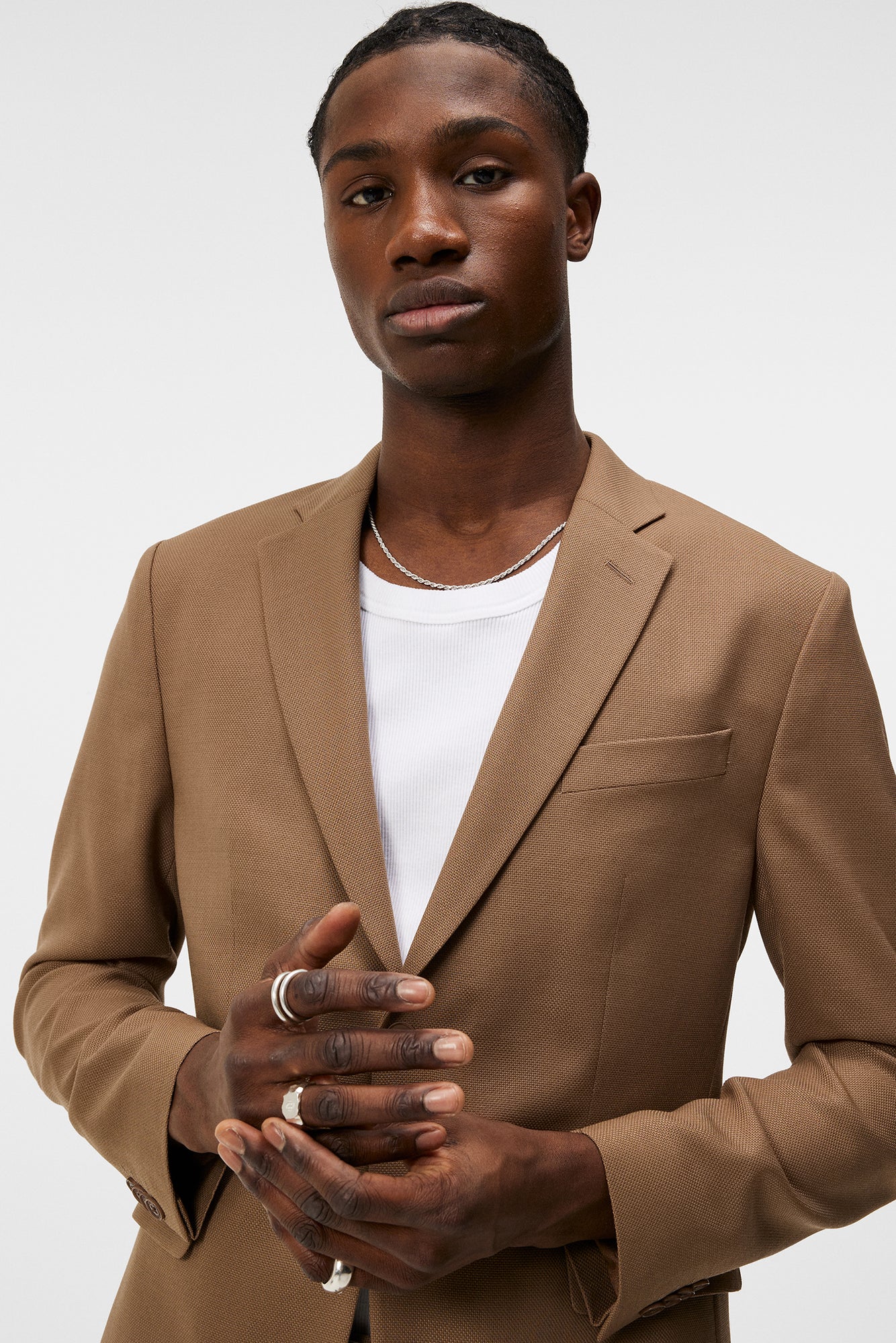 Men | Hopper U Active Hopsack Blazer | Walnut