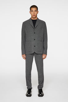 Men | Jack Crinkled Wool Blazer | Black