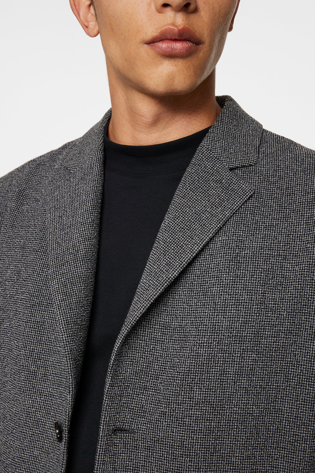 Men | Jack Crinkled Wool Blazer | Black