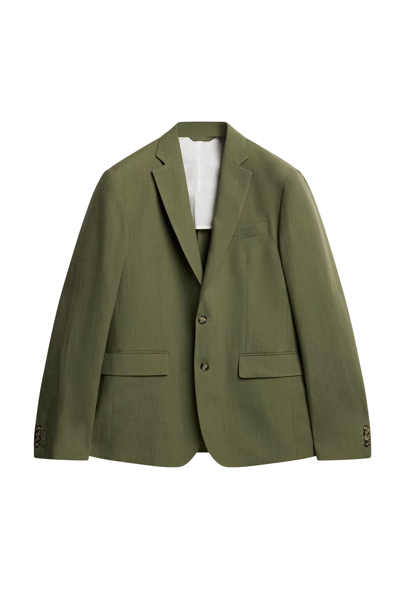 Elton U Super Linen Blazer in Olivine by J.Lindeberg