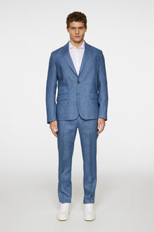 Men | Elton U Super Linen Blazer | Rain Washed