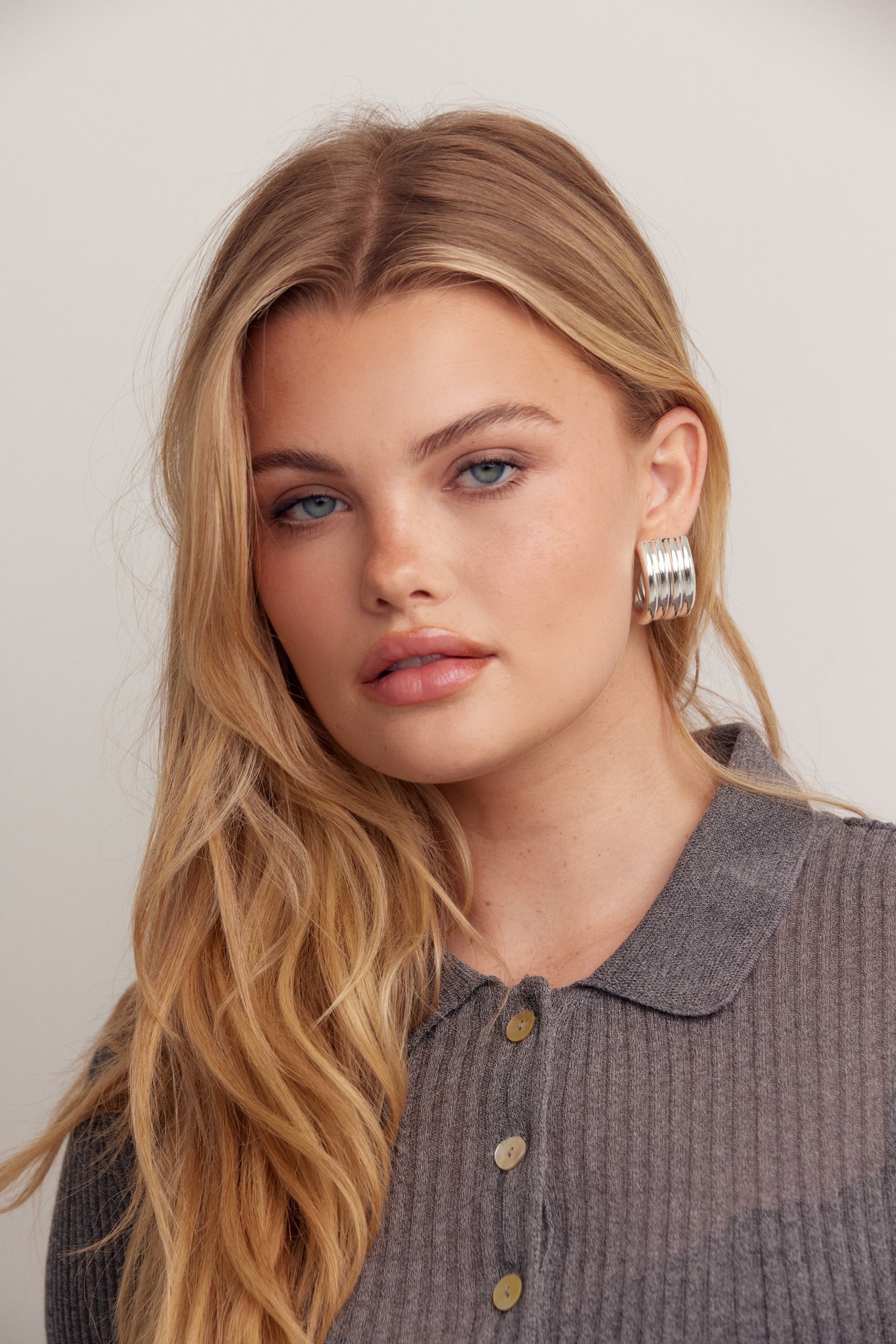 Aria Statement Earrings | Silver Plated