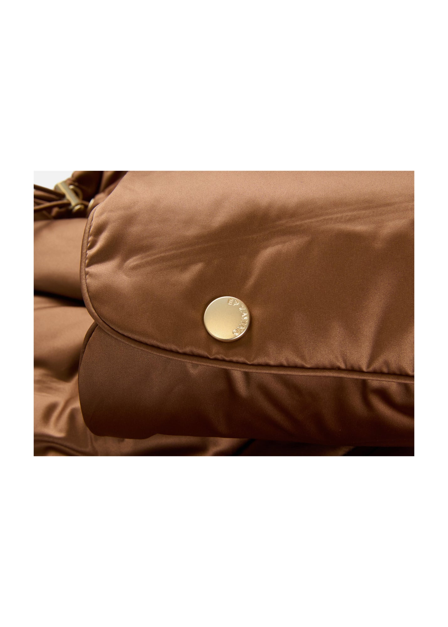 Fitted Puffer Jacket | Brown