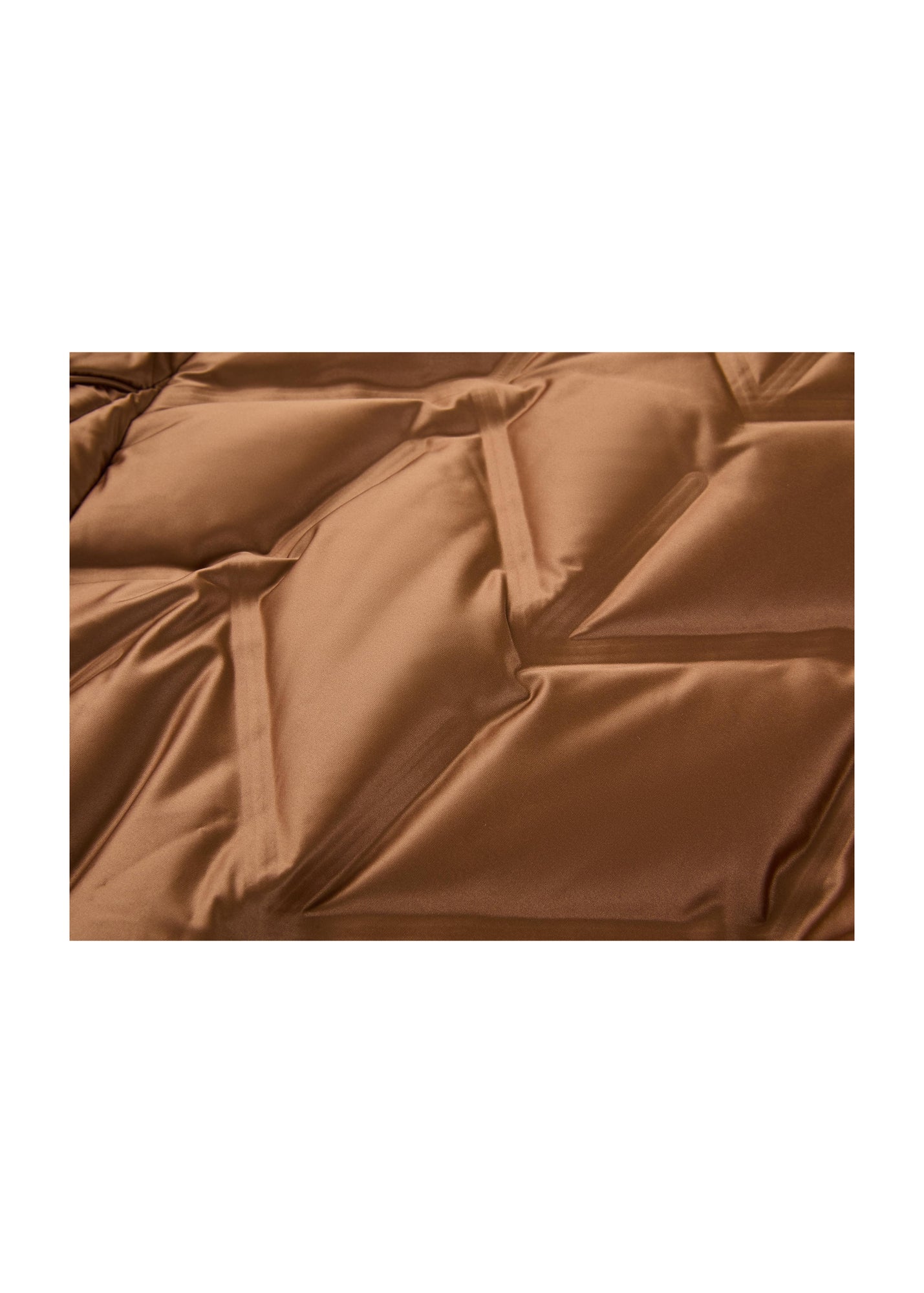 Fitted Puffer Jacket | Brown