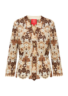 Floral Blouse | Brown