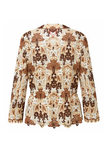 Floral Blouse | Brown